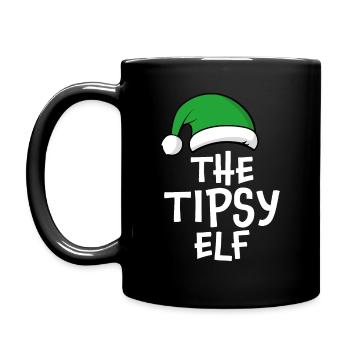 The Tipsy Elf - Full Colour Mug - black - Left