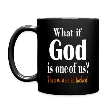 SI DIEU EST L’UN DE NOUS - Mug uni - noir - Gauche