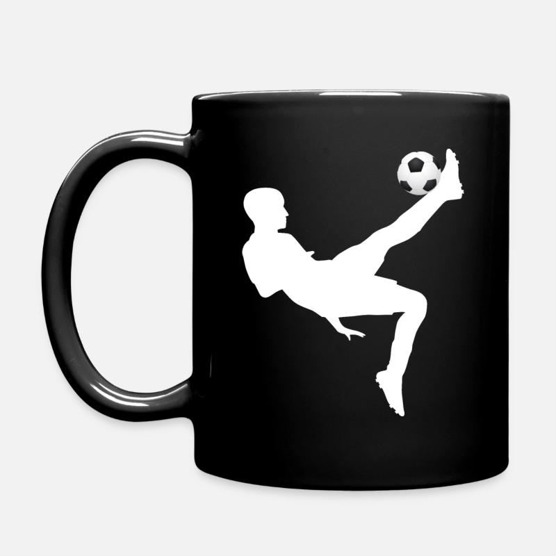 Fallrückzieher - Tasse einfarbig - Schwarz