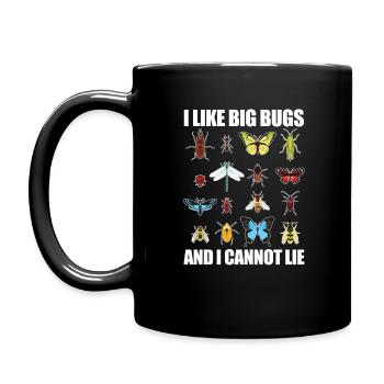 Insectes insectes - J’aime les gros insectes et je ne peux pas mentir - Mug uni - noir - Gauche