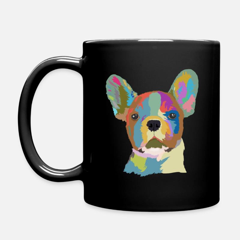 Bouledogue français coloré - Mug uni - noir