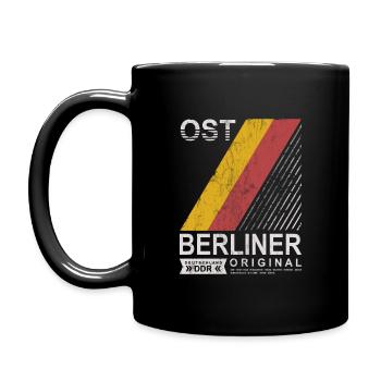 OSTBERLINER ORIGINAL OST BERLIN OSSI DDR GESCHENK - Tasse einfarbig - Schwarz - Links