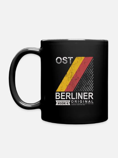 OSTBERLINER ORIGINAL OST BERLIN OSSI DDR GESCHENK - Tasse einfarbig - Schwarz