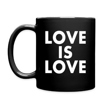 Love is love - Full Colour Mug - black - Left