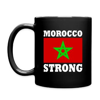 Morocco strong - Full Colour Mug - black - Left