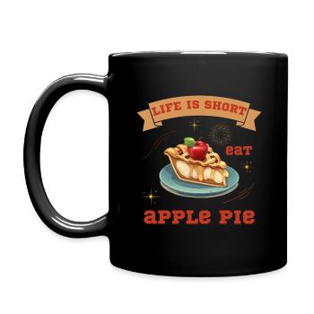 Cake Recipe - Full Colour Mug - black - Left