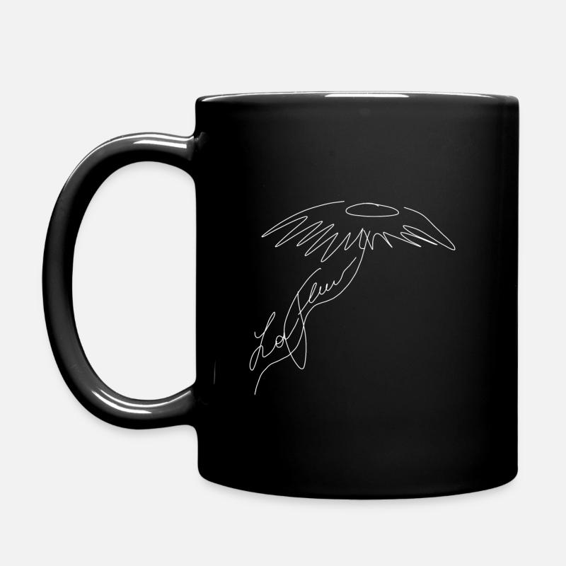 la fleur - Tasse einfarbig - Schwarz
