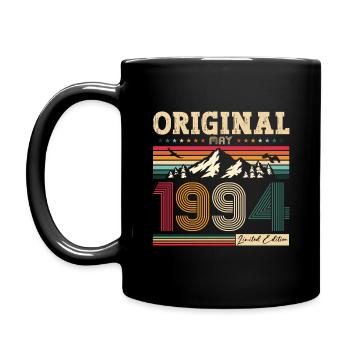 Original 1994 Vintage 1994 30th Birthday 1994 - Full Colour Mug - black - Left