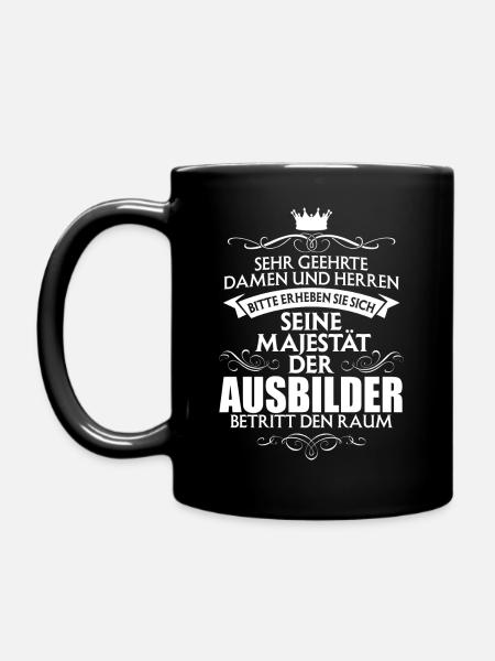 AUSBILDER - Majestät - Tasse einfarbig - Schwarz