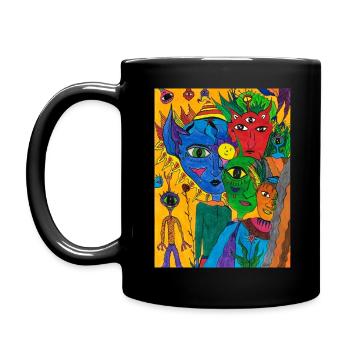 Carnival - Full Colour Mug - black - Left