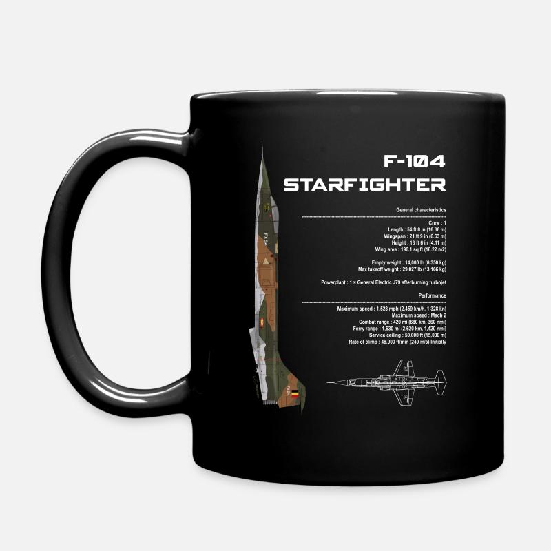 F104 BELGE - AS2012 - Mug uni - noir