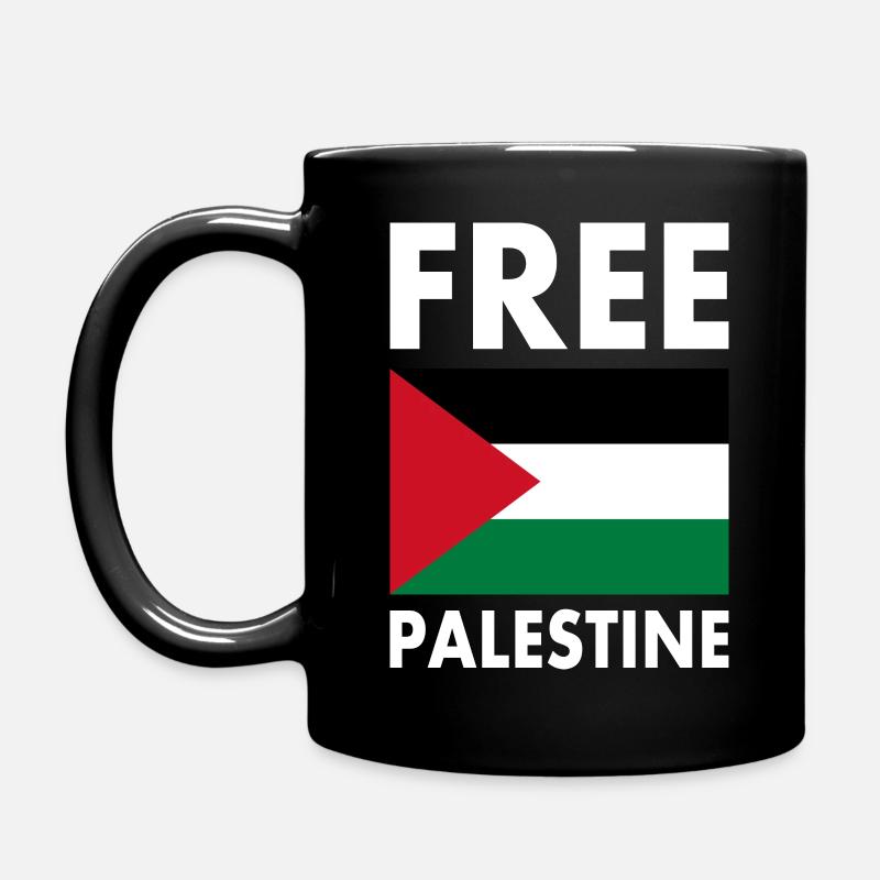 Free palestine - Mug uni - noir