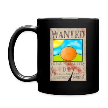 Ball gesucht - Tasse einfarbig - Schwarz - Links