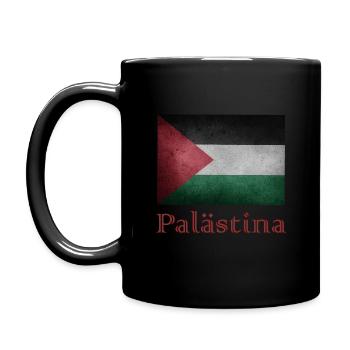 Palästina - Tasse einfarbig - Schwarz - Links