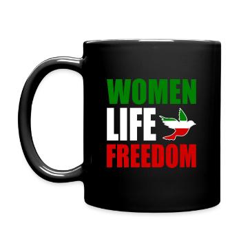Women life freedom - Full Colour Mug - black - Left