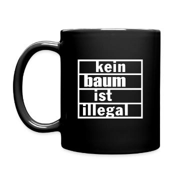 Aucun arbre n’est illégal - Mug uni - noir - Gauche