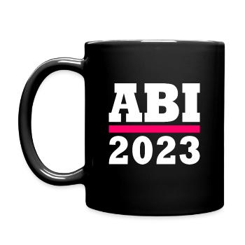Abi 2023 - Tasse einfarbig - Schwarz - Links