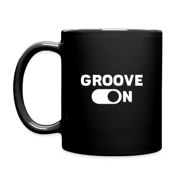 Groove On - Tasse einfarbig - Schwarz - Links