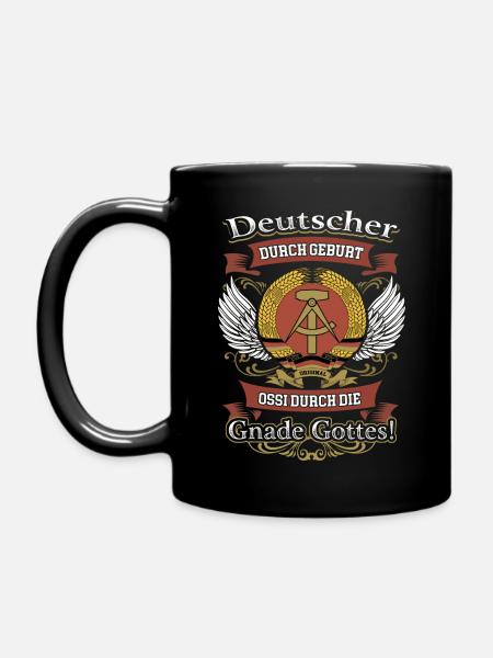 OSSI DURCH DIE GNADE GOTTES - DDR - T-SHIRT - Tasse einfarbig - Schwarz