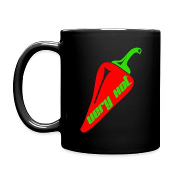hot - Tasse einfarbig - Schwarz - Links