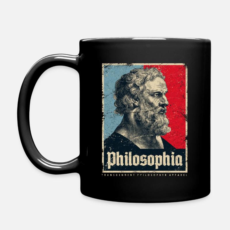 PLATON PHILOSOPHE PHILOSOPHE PHILOSOPHIE CADEAU - Mug uni - noir