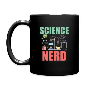 Science Nerd - Mug uni - noir - Gauche