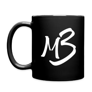 MB 13 blanc - Mug uni - noir - Gauche