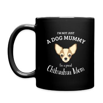 Chihuahua Mama Engl - Full Colour Mug - black - Left