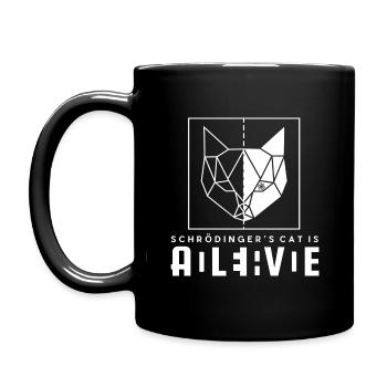 WANTED DEAD AND ALIVE PHYSIK SCHRÖDINGERS KATZE - Tasse einfarbig - Schwarz - Links