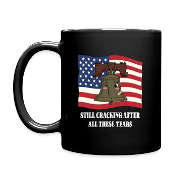 Liberty Bell - Full Colour Mug - black - Left