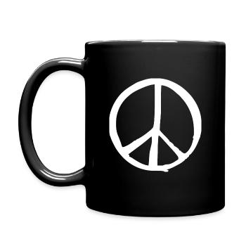 Paix - Mug uni - noir - Gauche