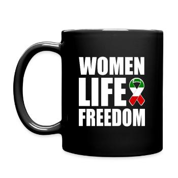 Women life freedom - Full Colour Mug - black - Left