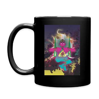 I am Space and Time. - Full Colour Mug - black - Left