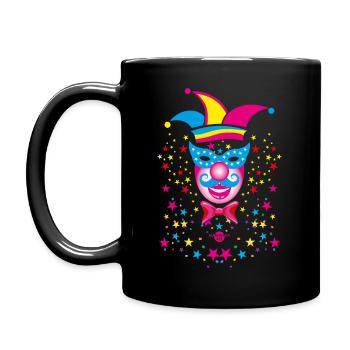 44 Clown Carnival Hat Carnival Carnival Costume - Full Colour Mug - black - Left