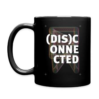 Getrennt - Tasse einfarbig - Schwarz - Links
