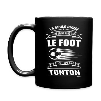 Onkel-Fan-Geschenk. - Tasse einfarbig - Schwarz - Links