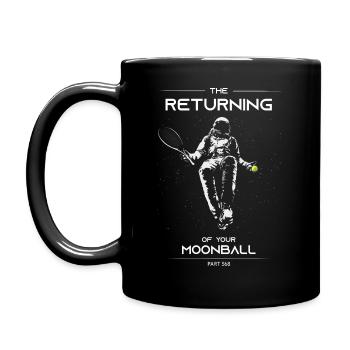 The Returning of your Moonball - Astronaut Version - Tasse einfarbig - Schwarz - Links