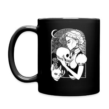 Good Night - Tasse einfarbig - Schwarz - Links