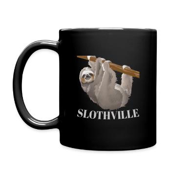 Paresseux Slothville - Mug uni - noir - Gauche