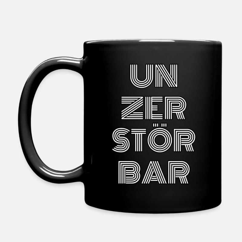UNZERSTÖRBAR - Tasse einfarbig - Schwarz