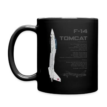 F-14 TOMCAT TG - AS2012 - Mug uni - noir - Gauche