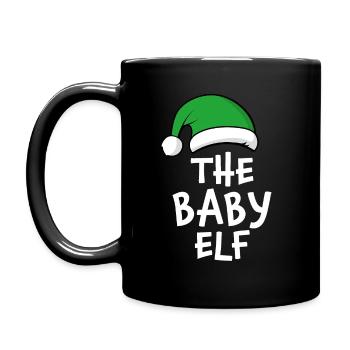 The Baby Elf - Full Colour Mug - black - Left