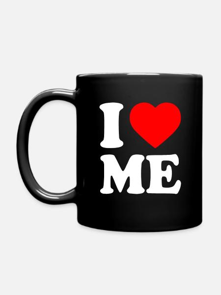 I love me - Mug uni - noir