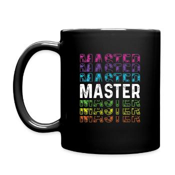 Maître Meilleur Expert L’Homme La Légende - Mug uni - noir - Gauche