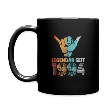 LÉGENDAIRE DEPUIS 1994 LÉGENDE 27E ANNIVERSAIRE CADEAU - Mug uni - noir - Gauche