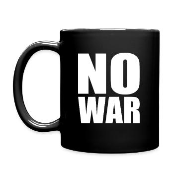 No war - Mug uni - noir - Gauche