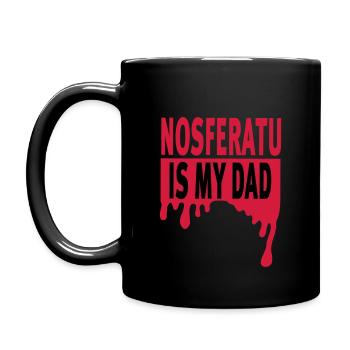 Nosferatu Is My Dad - Full Colour Mug - black - Left