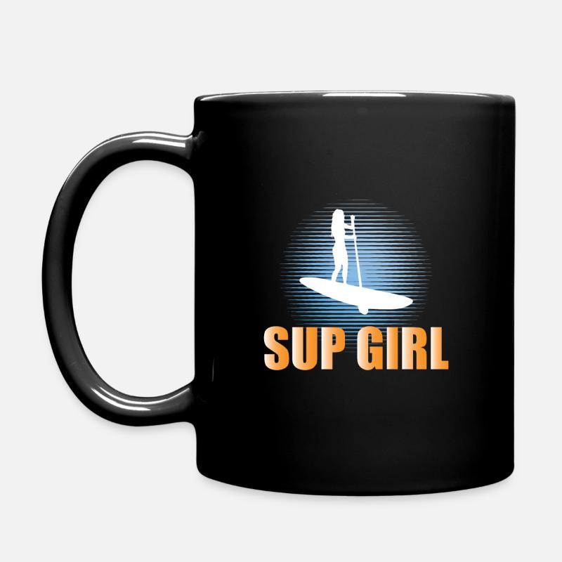 SUP Damen SUP Mädchen - Tasse einfarbig - Schwarz