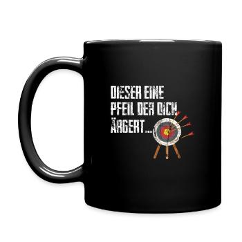 Archery This one Arrows arrows bow - Full Colour Mug - black - Left