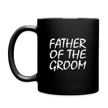 Father of the groom - Mug uni - noir - Gauche